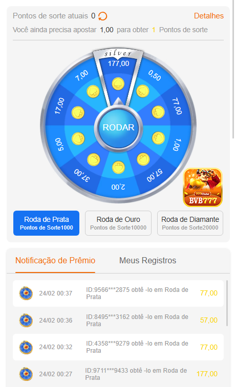 Segurança App bvb777.com